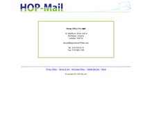 Tablet Screenshot of hop-mail.com
